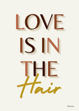 Carica l'immagine nel visualizzatore di Gallery, Black Beauty Wall Art - LOVE IS THE HAIR