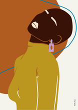 Carica l'immagine nel visualizzatore di Gallery, Black Woman Wall Art - YAA
