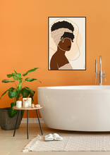 Carica l'immagine nel visualizzatore di Gallery, Black Woman Wall Art - AKOSUA