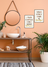 Carica l'immagine nel visualizzatore di Gallery, Black Beauty Wall Art - BEAUTIFUL COILY HAIR