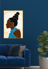 Carica l'immagine nel visualizzatore di Gallery, Black Woman Wall Art - DEDE