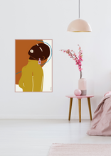 Carica l'immagine nel visualizzatore di Gallery, Black Woman Wall Art - YAA
