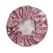 Carica l'immagine nel visualizzatore di Gallery, Satin BONNET double face - Cuffia in raso da notte