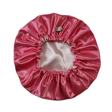 Carica l'immagine nel visualizzatore di Gallery, Satin BONNET double face - Cuffia in raso da notte
