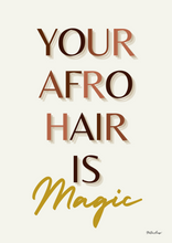 Carica l&#39;immagine nel visualizzatore di Gallery, Black Beauty Wall Art - MAGIC AFRO HAIR