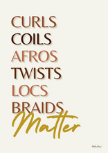 Load image into Gallery viewer, Black Beauty Wall Art - OUR HAIR MATTER