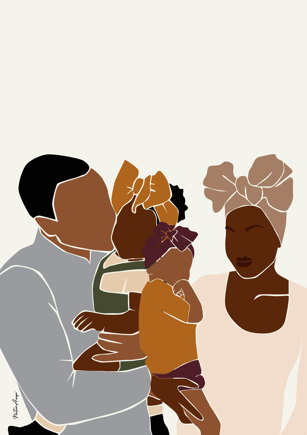 Black Family Wall Art - THIS IS US