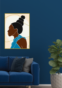 Black Woman Wall Art - DEDE