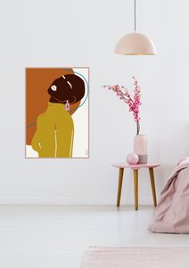 Black Woman Wall Art - YAA