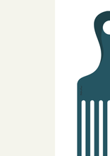 Carica l&#39;immagine nel visualizzatore di Gallery, Afro Pick Wall Art - HALF SINGLE