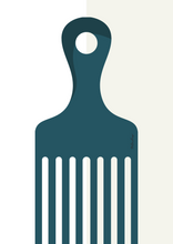 Carica l&#39;immagine nel visualizzatore di Gallery, Afro Pick Wall Art - SINGLE